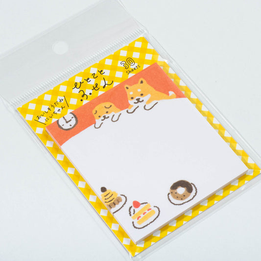 Shiba Inus Want Cake Sticky Note