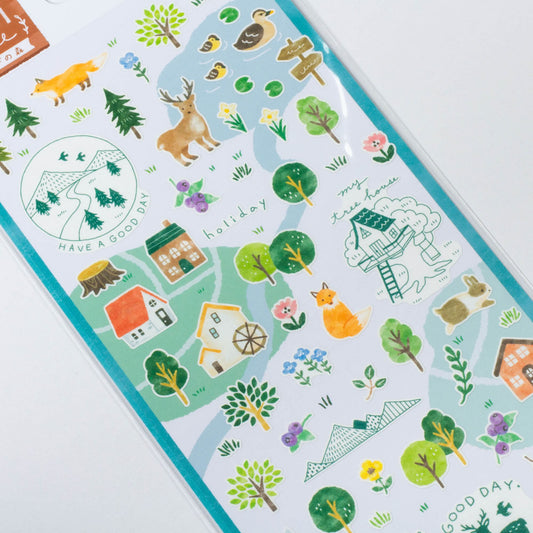 Mori Seal Komorebi Forest Sticker Sheet