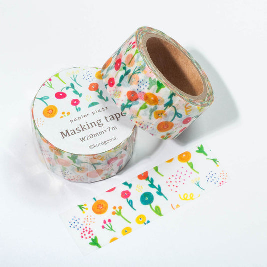 Illustrated Flower Garden Washi Tape