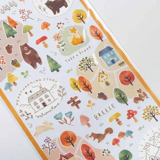 Mori Seal Minori Forest Sticker Sheet