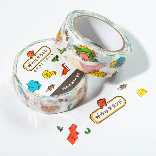 Saurus Land Here and There Washi Tape