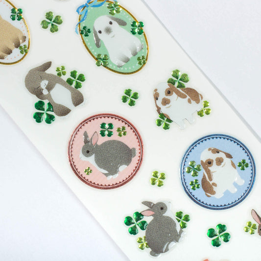 Bijoux Rabbit & Clovers Sticker Sheet