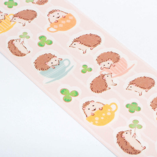 Hedgehog Clover Sticker Sheet