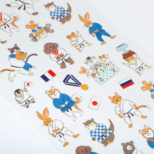 Animal Judo Sticker Sheet