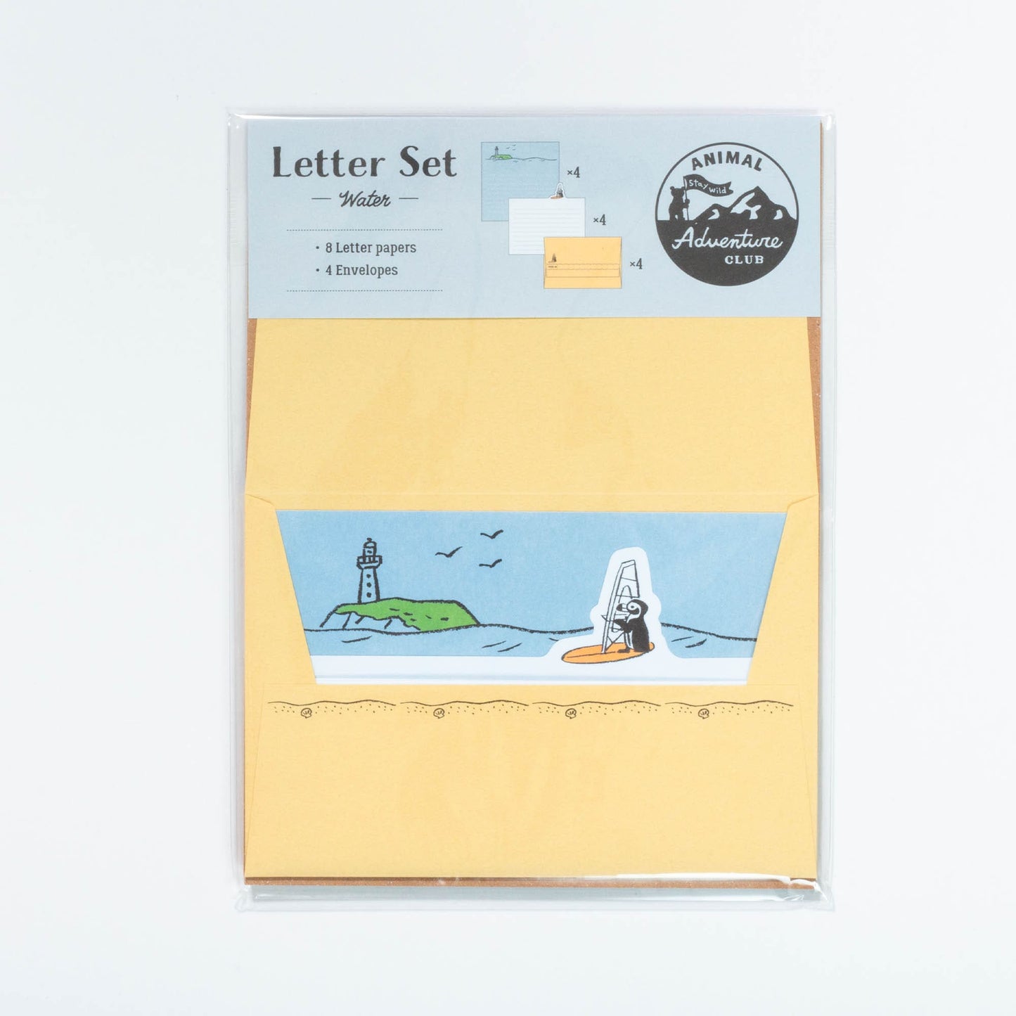 Animal Adventure Club Letter Set Water