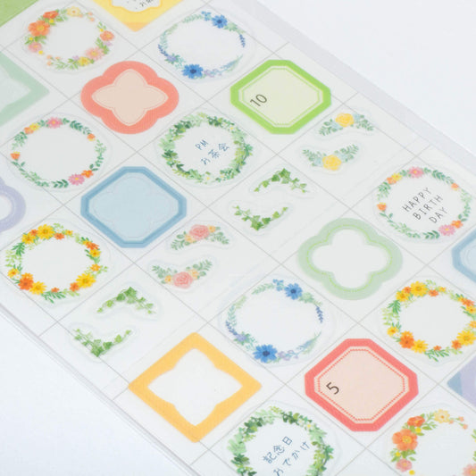 Planner Sticker Sheet Framed Plants