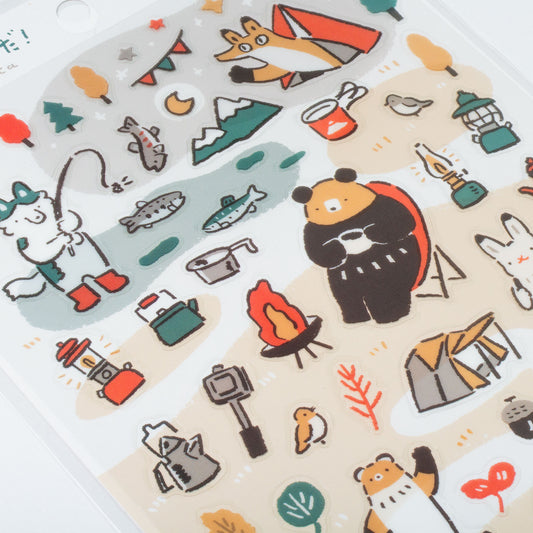 Fun Camping! Masao Takahata Sticker Sheet